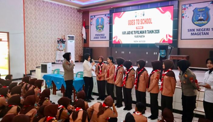 Polwan Goes to School, Polwan Magetan Edukasi Pelajar: Stop Bullying, Jauhi Narkoba!
