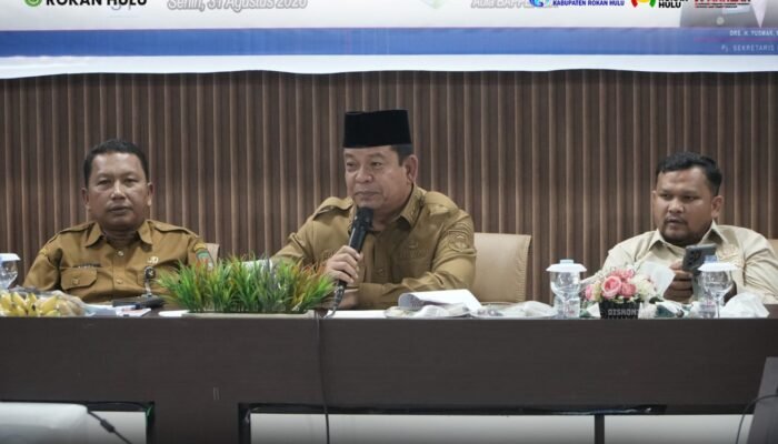Rakor TKPK Rohul Perkuat Konvergensi Data, Bupati Anton Tekankan Ketepatan Sasaran Pengentasan Kemiskinan