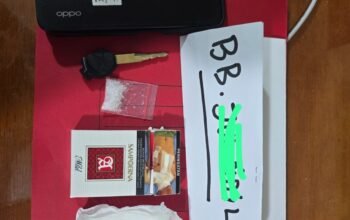 Gagalkan Transaksi Narkotika, Polsek Tandun Tangkap Dua Orang Pria dengan Barang Bukti 1,4 Gram Sabu