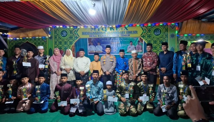Polsek Rambah Hilir Perkuat Sinergi di Penutupan MTQ Ke-X