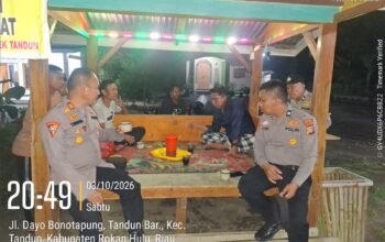 Polsek Tandun Dorong Warga Bono Tapung Perkuat Keamanan Lingkungan