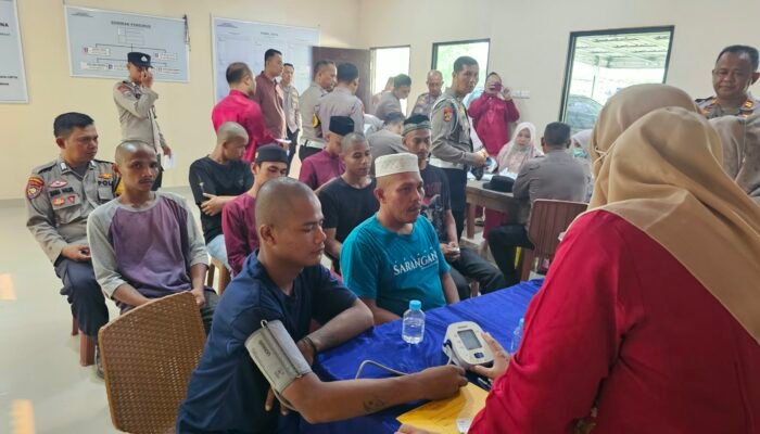 Perkuat Program Pemulihan, Polsek Kepenuhan Libatkan Puskesmas Periksa 16 Binaan Narkoba