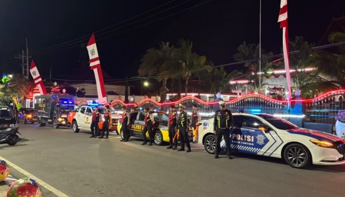 Polisi Bersama Masyarakat, Polres Magetan Perkuat Patroli Harkamtibmas Akhir Pekan