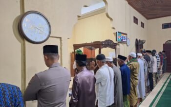 Polsek Jajaran se-Rohul Gelar Subuh Keliling, Ajak Masyarakat Jaga Kamtibmas