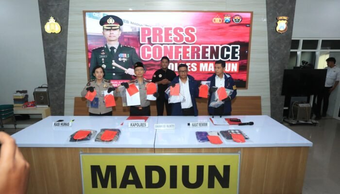 Tak Beri Ruang Kriminal! Polres Madiun Libas 6 Kasus Pencurian dengan pemberatan Bernilai Ratusan Juta Rupiah