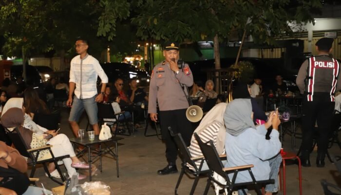 Jaga Kondusivitas Wilayah Malam Hari, Polres Magetan Gelar Patroli Skala Besar Gabungan TNI dan Pemkab