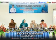 PKK Rohul Perkuat Peran Strategis Menuju Indonesia Emas 2045 pada Peringatan HKG ke-54 Di Kecamatan Tambusai